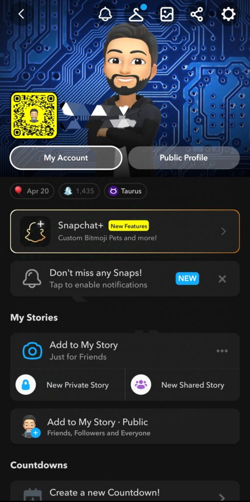 What is Snapchat account