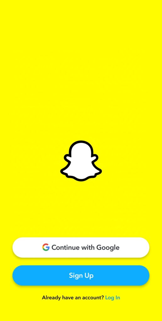 snapchat login methods, 