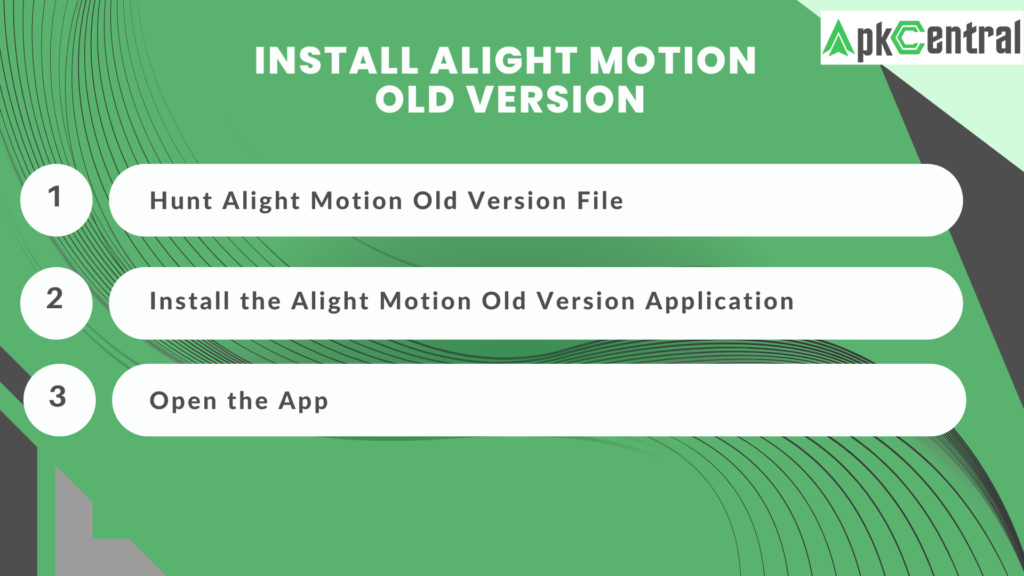 Alight motion old version install