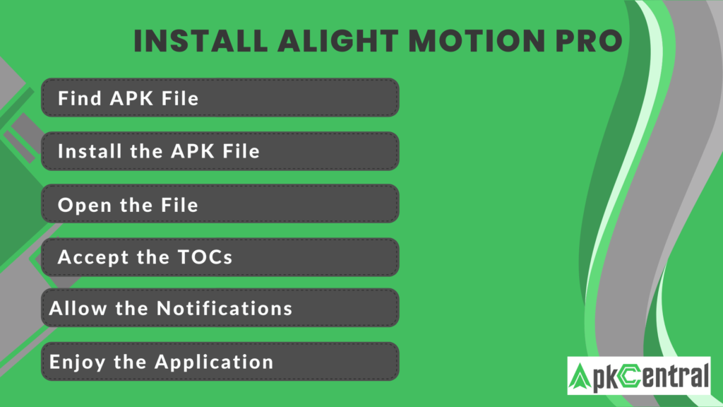 Install alight motion pro mod apk