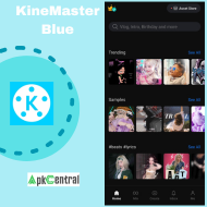 Kinemaster blue APK