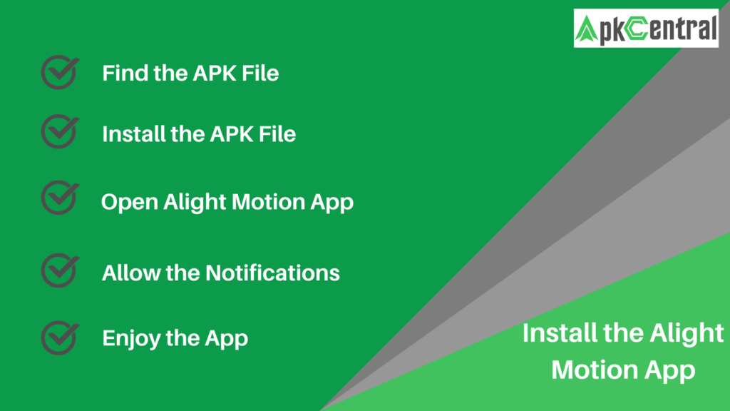 Alight Motion App Install